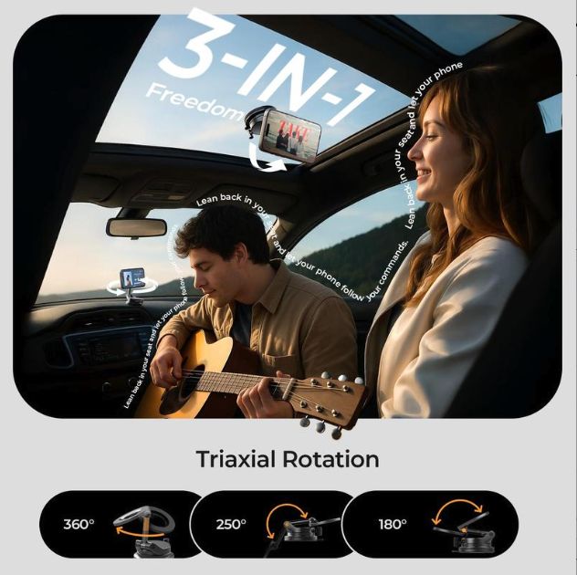 360° Car Phone Holder