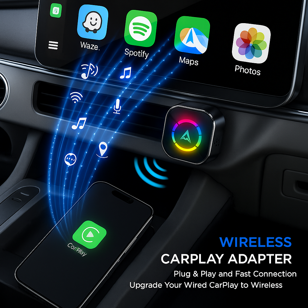 StreamDrive™-The Ultimate Wireless Carplay Adapter