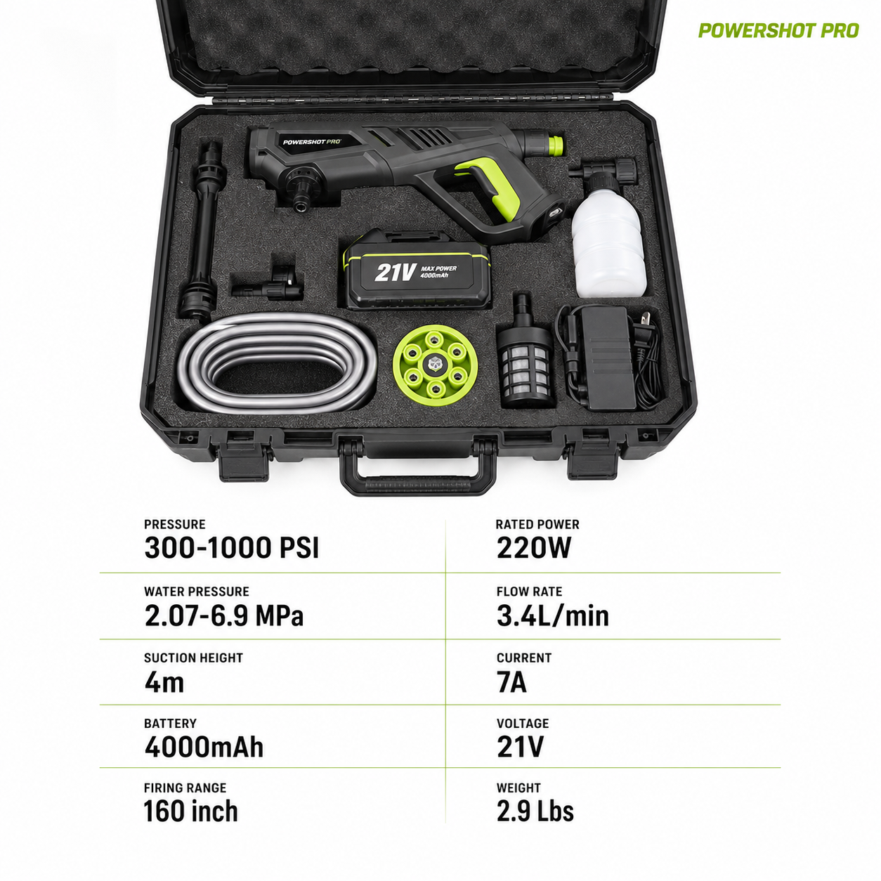 PowerShot Pro Cordless Pressure Washer