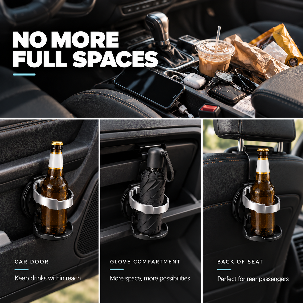 StreamDrive™ – The Car Cup Holder That Actually Holds