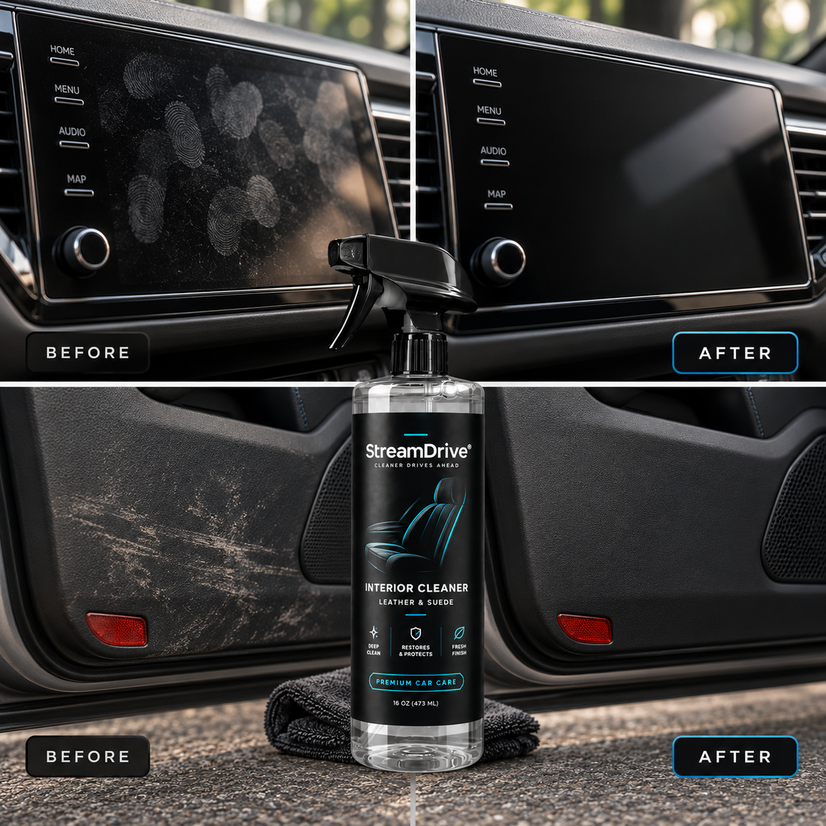 StreamDrive 2-in-1 Clean & Fresh Interior Spray Detailer